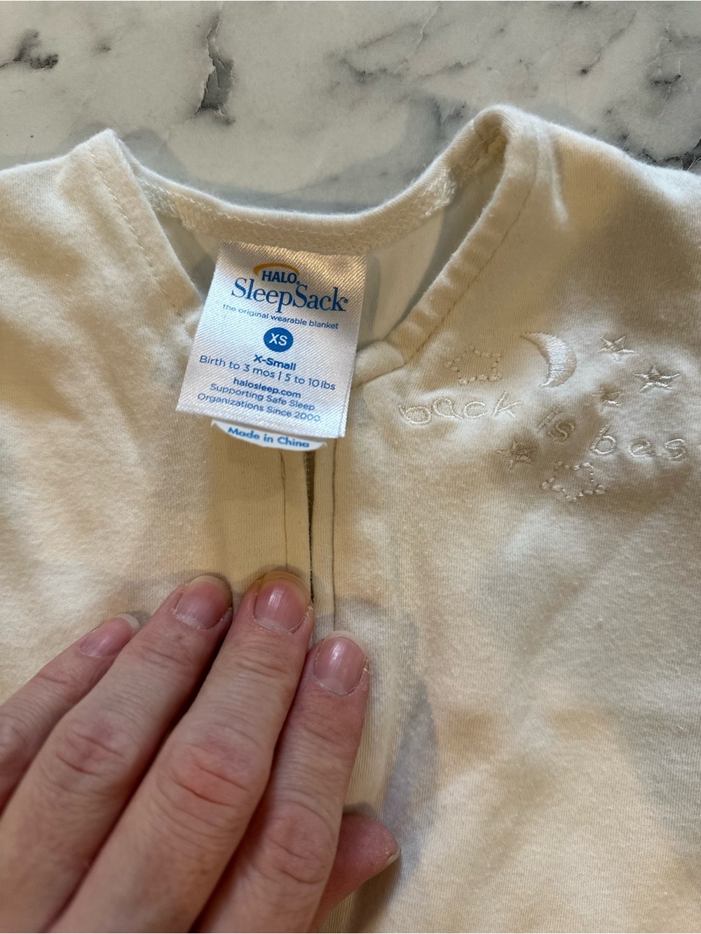 Halo Baby Wearable Blanket - Cream XS